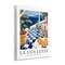 Stupell Industries Classic Italian Summer Sea Wall Plaque By Lettered and Lined